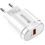 Rychlonabíjecí adaptér s portem USB-A - 18W - bílý