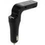 C7 Bluetooth FM transmitter do auta se slotem na TF kartu a porty 3,5 mm jack / USB-A - černý