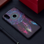 Ochranný měkký plastový kryt lapač snů pro Xiaomi Redmi Note 6 Pro - černý