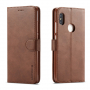 LC.imeeke peněženkové kožené pouzdro pro Xiaomi Redmi Note 6 Pro - kávové