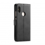 LC.imeeke peněženkové kožené pouzdro pro Xiaomi Redmi Note 6 Pro - černé