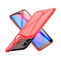 X-Level ochranný měkký plastový kryt pro Xiaomi Redmi Note 6 Pro - červený