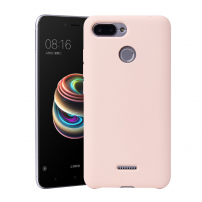 Howmak ochranný pogumovaný měkký kryt pro Xiaomi Redmi 6 - růžový