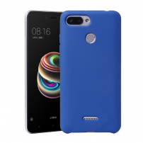 Howmak ochranný pogumovaný měkký kryt pro Xiaomi Redmi 6 - světle modrý