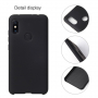 Ochranný pogumovaný měkký kryt pro Xiaomi Redmi Note 6 Pro - černý