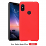Ochranný pogumovaný měkký kryt pro Xiaomi Redmi Note 6 Pro - červený