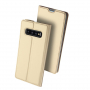 Dux Ducis Skin Pro flipové pouzdro pro Samsung Galaxy S10 Plus - zlaté
