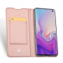 Dux Ducis Skin Pro flipové pouzdro pro Samsung Galaxy S10 - růžovozlaté