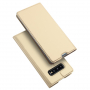 Dux Ducis Skin Pro flipové pouzdro pro Samsung Galaxy S10 - zlaté