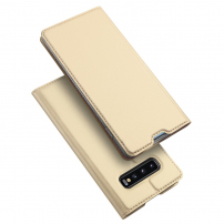 Dux Ducis Skin Pro flipové pouzdro pro Samsung Galaxy S10 - zlaté