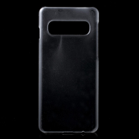 Pogumovaný matný kryt pro Samsung Galaxy S10 - transparentní