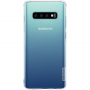 Nillkin transparentní kryt z měkkého plastu pro Samsung Galaxy S10 - bílý
