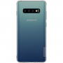 Nillkin transparentní kryt z měkkého plastu pro Samsung Galaxy S10 - šedý