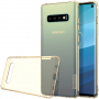 Nillkin transparentní kryt z měkkého plastu pro Samsung Galaxy S10 - zlatý