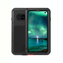 Love Mei kovový super odolný kryt pro Samsung Galaxy S10 - černý