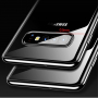 X-Level čirý plastový kryt s rámečkem pro Samsung Galaxy S10 - černý
