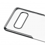 Baseus plastový čirý kryt s rámečkem pro Samsung Galaxy S10 - černý
