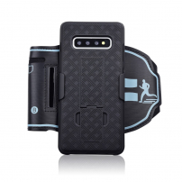 Sportovní kryt s popruhem na paži a stojánkem pro Samsung Galaxy S10