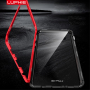 Luphie zadní kryt s magnetickým rámečkem a tvrzeným sklem pro Samsung Galaxy S10 - červený