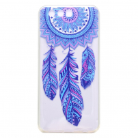 Plastový kryt modrý lapač snů pro Honor 9 - transparentní