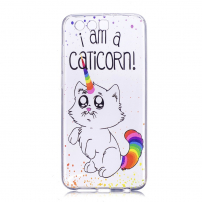 Plastový kryt caticorn pro Honor 9 - transparentní