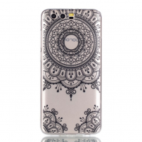 Plastový kryt mandala pro Honor 9 - transparentní