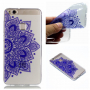 Plastový kryt modrá mandala pro Huawei P10 Lite - transparentní