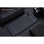 Plastový kryt s broušenou texturou pro Huawei P20 Lite - tmavěmodrý