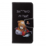 Flipové pouzdro medvěd pro Huawei P20 Pro - černé