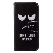 Flipové pouzdro Don't touch my phone pro Huawei P20 Pro - černé