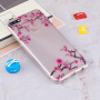 Plastový kryt kvetoucí strom pro Huawei Y7 Prime (2018) - transparentní