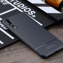 Ipaky plastový kryt s texturou karbonu pro Huawei P20 Pro - tmavěmodrý