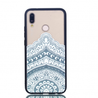Plastový kryt mandala pro Huawei P20 Lite - transparentní