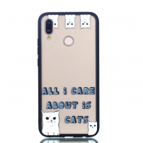 Plastový kryt kočky pro Huawei P20 Lite - transparentní