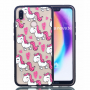 Plastový kryt jednorožci pro Huawei P20 Lite - trasnparentní