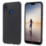 Matný plastový kryt pro Huawei P20 Lite - černý