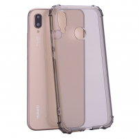 Odolný transparentní kryt pro Huawei P20 Lite - šedý