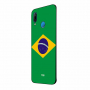 Nxe plastový kryt vlajka Brazílie pro Huawei P20 Lite