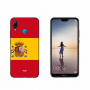 Nxe plastový kryt vlajka Španělska pro Huawei P20 Lite