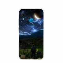 Plastový kryt hvězdná noc pro Huawei P20 Lite - barevný