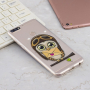 Plastový kryt sova pro Huawei Y7 Prime (2018) - transparentní