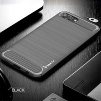 Ipaky plastový kryt s broušenou texturou pro Honor 10 - černý