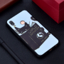 Silikonový kryt kočka s knihou pro Huawei P20 Lite - černobílý