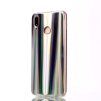 Plastový kryt laserové paprsky pro Huawei P20 Lite - stříbrný