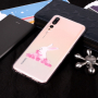 Plastový kryt králík a květiny pro Huawei P20 Pro - transparentní