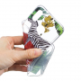 Plastový kryt zebra pro Huawei P20 Lite - transparentní