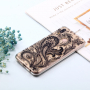 Kryt s diamantovou 3D texturou Florální pro Huawei P20 Lite - transparentní