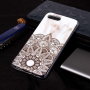 Plastový kryt mandala pro Honor 10 - bílý