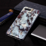 Plastový kryt mramor pro Honor 10 - fialový