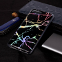 Plastový kryt se vzorem mramoru pro Honor 10 - černý